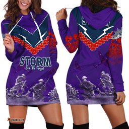 Storm Anzac Day Hoodie Dress Australian Soldiers Remember Them