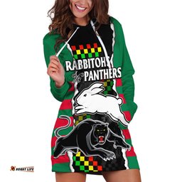NRL Combine Rabbitohs and Panthers Hoodie Dress 08