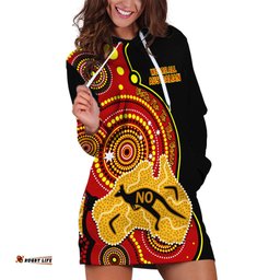 Personalised Australia Indigenous Hoodie Dress We Are All Australian Vote NO To The Voice