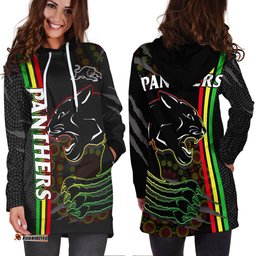 Penrith Panthers Rugby Hoodie Dress The Mountain Men Aboriginal Art Dynamic