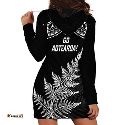 New Zealand Silver Fern Rugby Hoodie Dress Go All Black World Cup