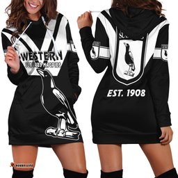 Western Suburbs Magpies Hoodie Dress the One and Only