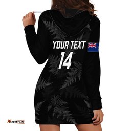 Custom New Zealand Silver Fern Rugby Hoodie Dress Go Aotearoa Champions World Cup