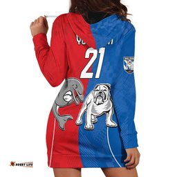 NRL Bulldogs and Dolphins Hoodie Dress Sporty Style