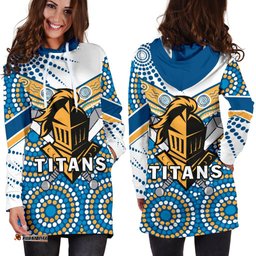 Titans Knight Women's Hoodie Dress Gold Coast
