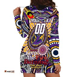 Custom NAIDOC Week 2024 Storm Hoodie Dress Mascot Rugby