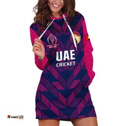 Personalised United Arab Emirates Cricket Hoodie Dress Go UAE Dynamic Version