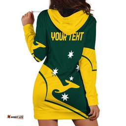 Personalised Australia Go Paris 2024 Hoodie Dress National Color Ver2