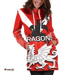 St. George Illawarra Dragons Women Hoodie Dress
