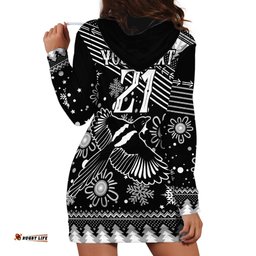 Custom Magpies Football Hoodie Dress Christmas Vibe