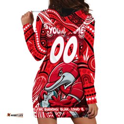 Custom Australia NAIDOC Week 2024 Hoodie Dress Dolphins Mascot Keep The Fire Burning