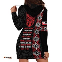 Aotearoa Toitu Te Tiriti Hoodie Dress Honour The Treaty Maori Haka