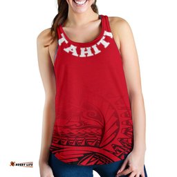 Tahiti Polyensian Women Racerback Tank Bn10