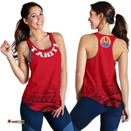 Tahiti Polyensian Women Racerback Tank Bn10
