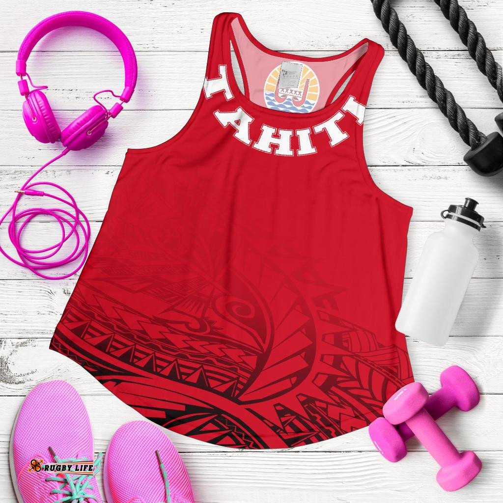 Tahiti Polyensian Women Racerback Tank Bn10