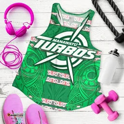 Manawatu Turbos Women Racerback Tank Maori Vibes A31