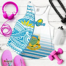 Tuvalu Rugby Women's Racerback Tank Special K13