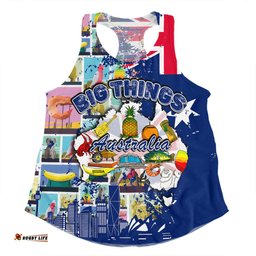 Australia Women Racerback Singlet - Australia Big Things Ver 2 Women Racerback Singlet