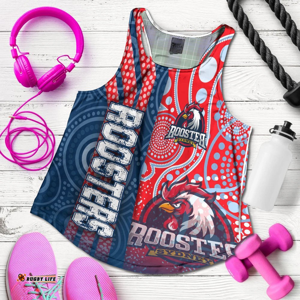 Vibe Hoodie Clothing Sydney Roosters Sporty Style Racerback Tank