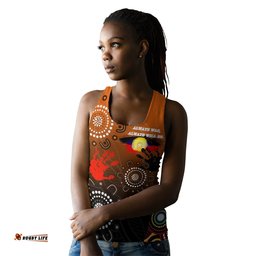 Naidoc Women's Racerback Tank Heal Country 2021
