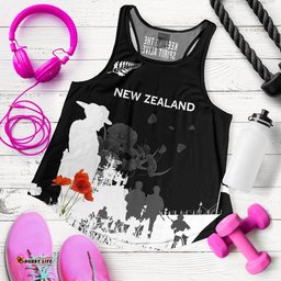 Australia Anzac Day Women Racerback Tank Keeping The Spirit Alive Tank