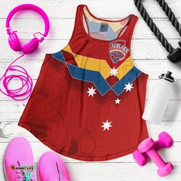 Adelaide United Soccer Women Racerback Tank The Reds Sporty Vibes