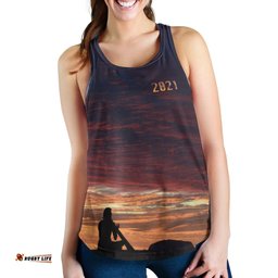 Australia Women Racerback Uluru Sky View 2021