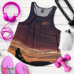 Australia Women Racerback Uluru Sky View 2021
