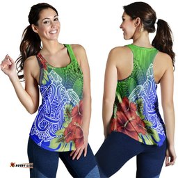 Torres Strait Islanders Women's Tank Ocean Hibiscus