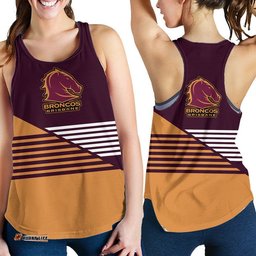 2023 Brisbane Broncos NRL Women Racerback Tank
