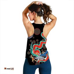 Rabbitohs Women Racerback Tank Go The Bunnies Aboriginal