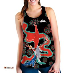 Rabbitohs Women Racerback Tank Go The Bunnies Aboriginal