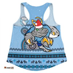 New South Wales Cockroaches Christmas Custom Women Racerback Singlet - Ugly Xmas And Aboriginal Patterns For Die Hard Fan Women Racerback Singlet