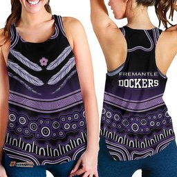 Fremantle Dockers Women Racerback Tank Freo Indigenous Style