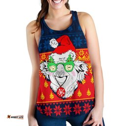 Australia Christmas Women's Racerback Tank Bye Bye 2020