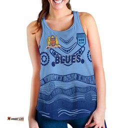 New South Wales Blues Aboriginal Indigenous Women Tank Top