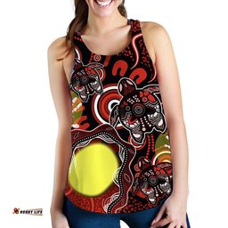 Aboriginal Flag NAIDOC Turtle Women Tank Top
