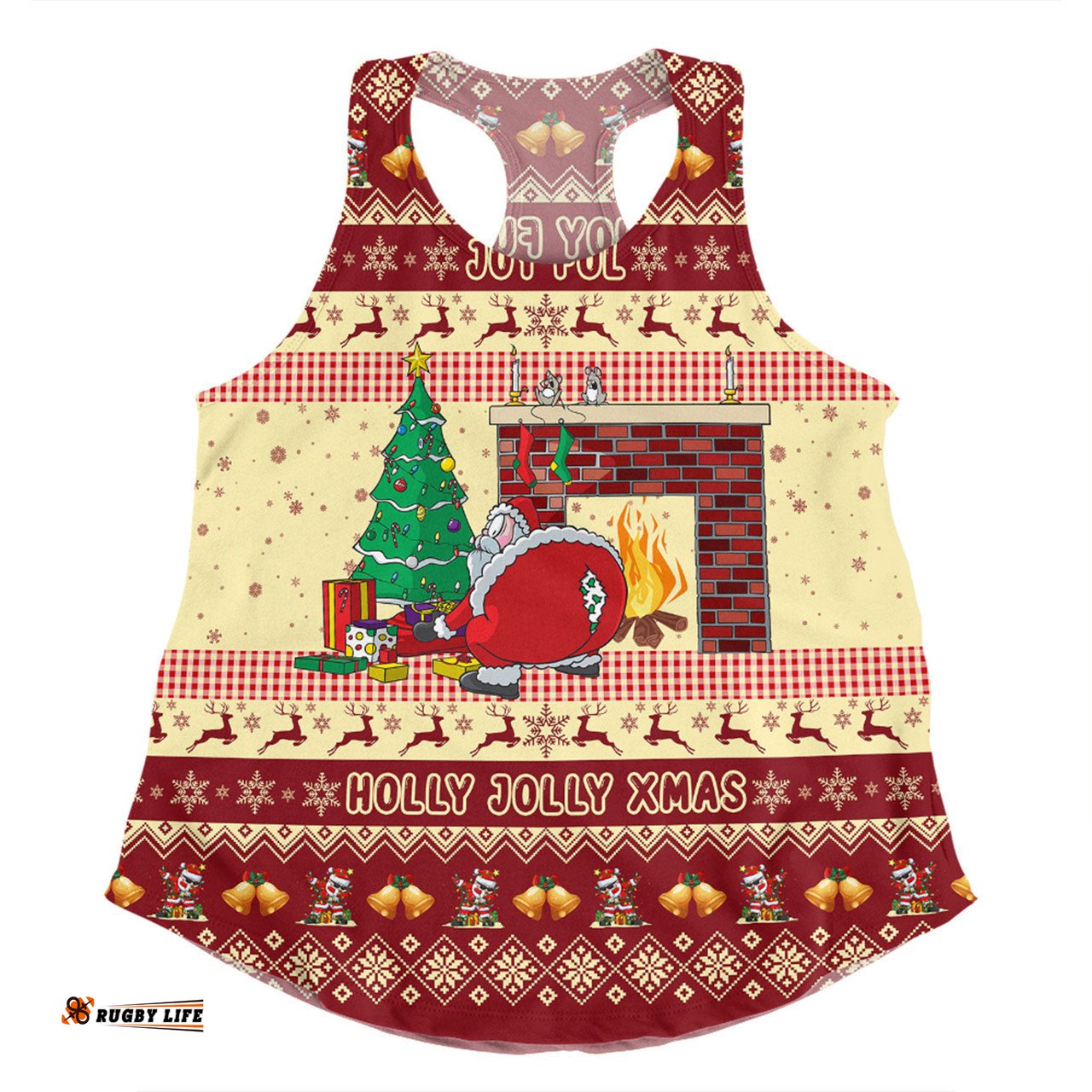 Australia Christmas Custom Women Racerback Singlet - Smells Like Christmas Women Racerback Singlet