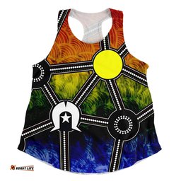 Naidoc Week 2021 Women's Tank Aboriginal Geometric Style