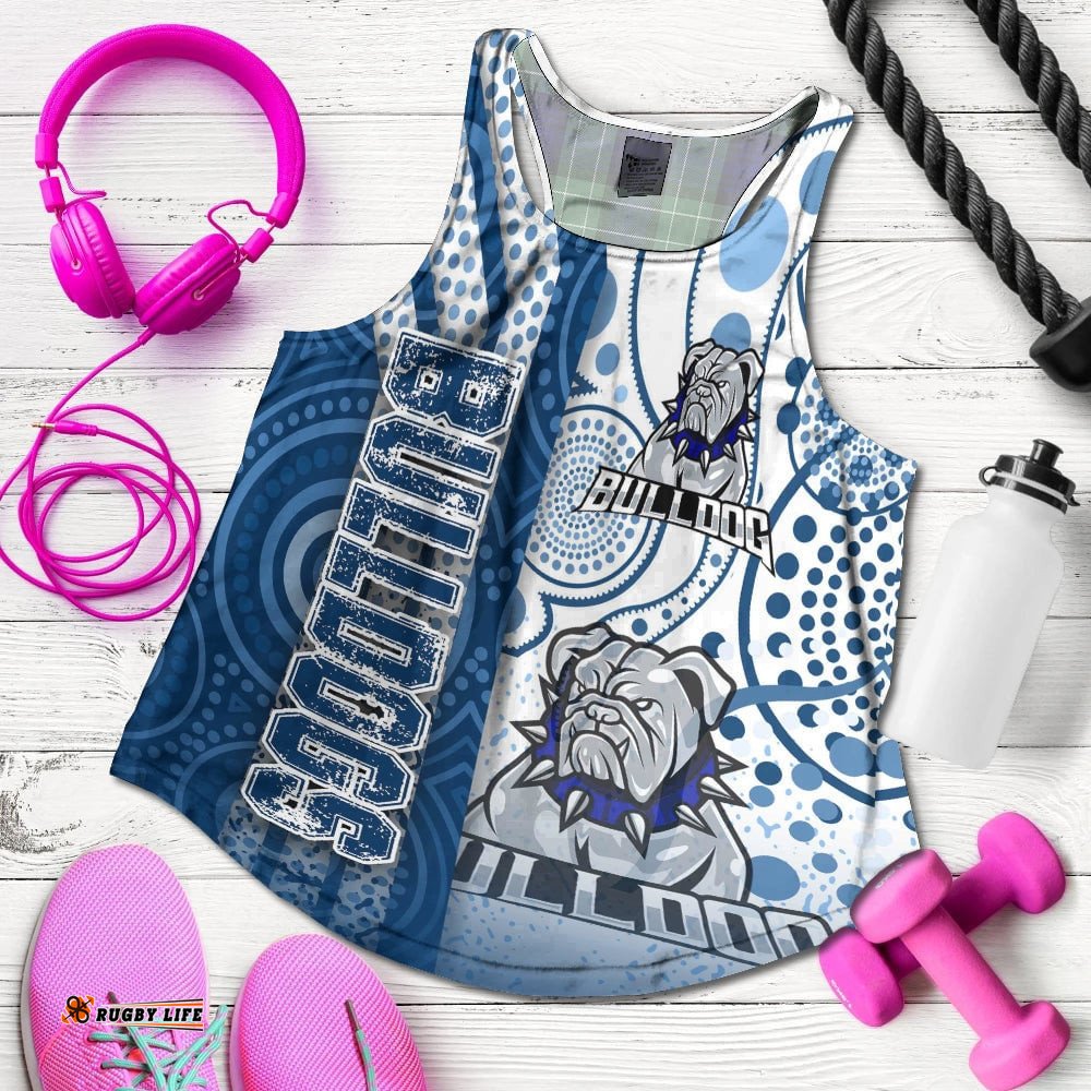 Vibe Hoodie Clothing Canterbury Bankstown Bulldogs Sporty Style Racerback Tank