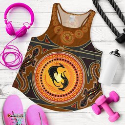 Racerback Tank Women Dot Painting