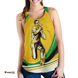 Racerback Tank Cricket Tank Top Aussie Forever Women