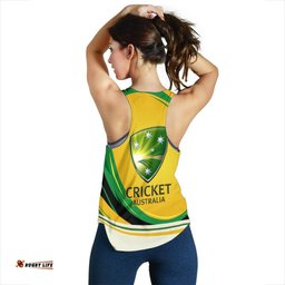Racerback Tank Cricket Tank Top Aussie Forever Women