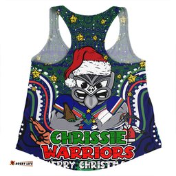 New Zealand Warriors Christmas Custom Women Racerback Singlet - Christmas Knit Patterns Vintage Jersey Ugly Women Racerback Singlet