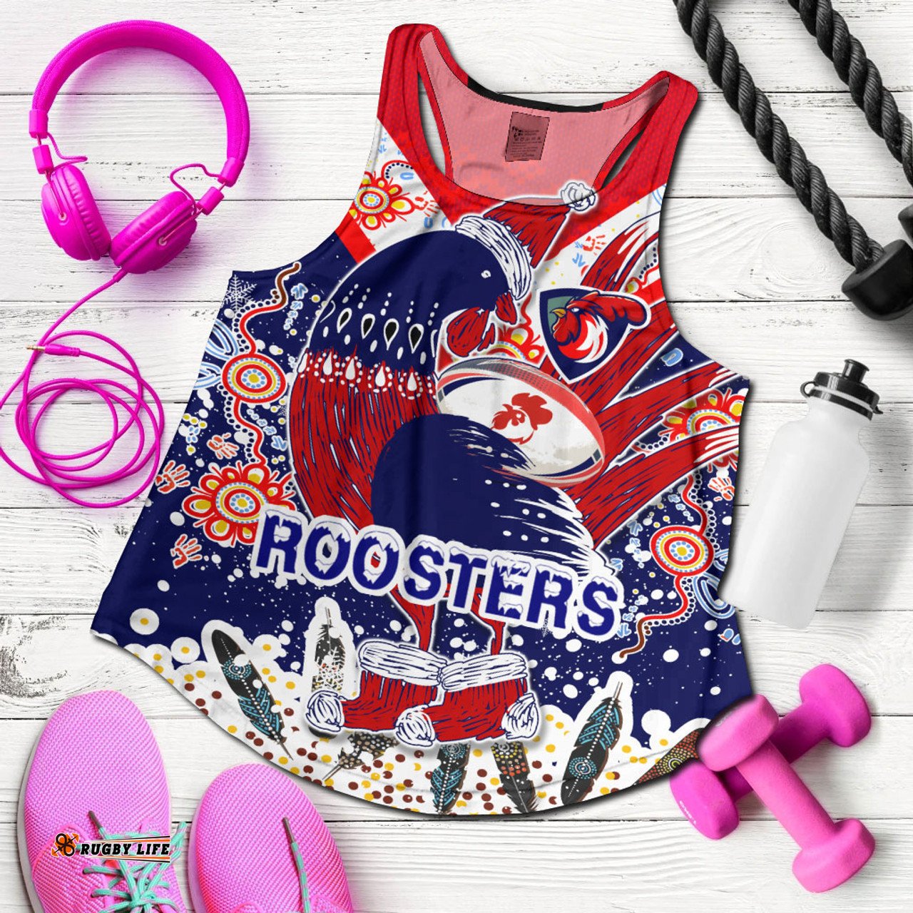 Australia Sydney Christmas Women Racerback Tank - Merry Christmas Sydney Indigenous Women Racerback Tank