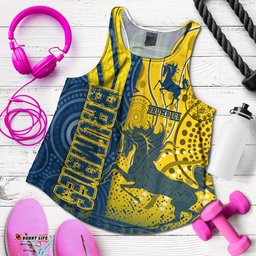 Vibe Hoodie Clothing Brumbies Sporty Style Racerback Tank