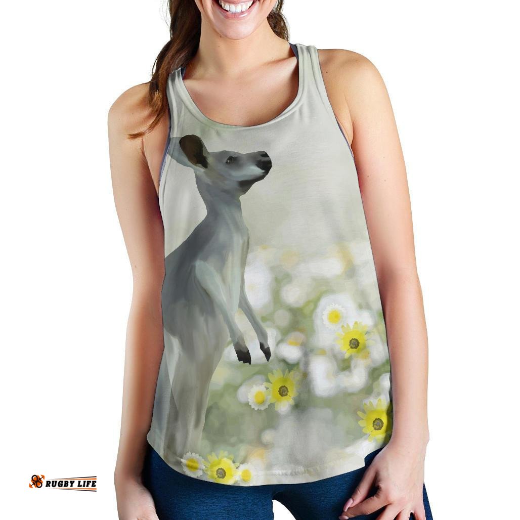 Racerback Tank Kangaroo Top Tank Sunset Painting Ver04 Women