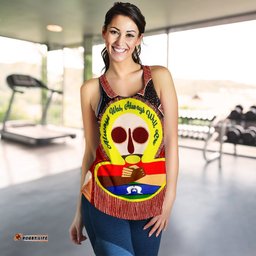 Aboriginal and Torres Strait Islander Women's Racerback Tank Naidoc Style