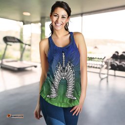 Torres Strait Islander Women's Racerback Tank Dhari Mask