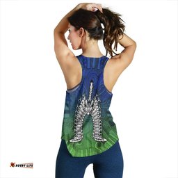 Torres Strait Islander Women's Racerback Tank Dhari Mask